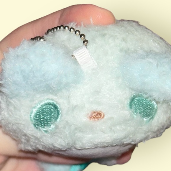 Pochacco Baby Blue Panda Suit Plush Sanrio Keychain - Picture 3 of 4